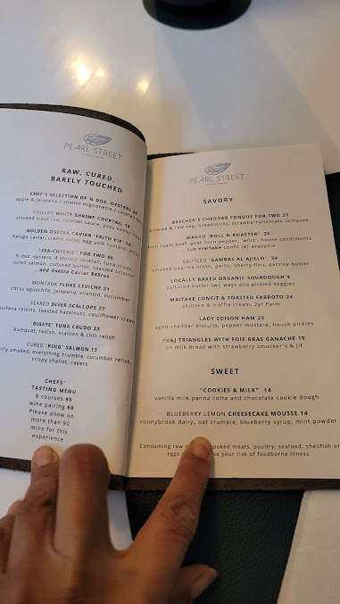 Menu Pearl Street Restaurant - 24