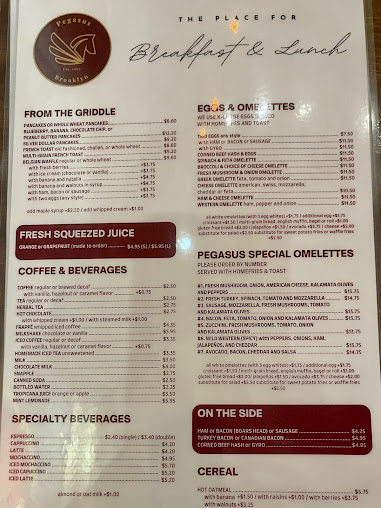 Menu Pegasus Brooklyn - 23