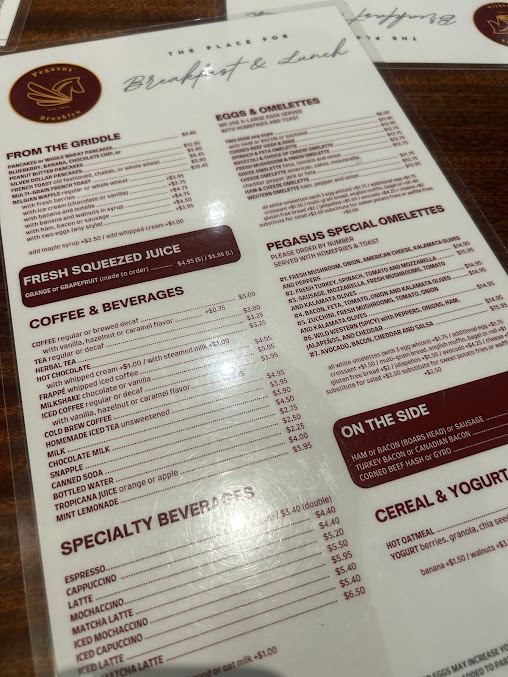 Menu Pegasus Brooklyn - 25