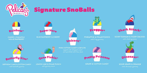 Menu Pelicans Snoballs - 20