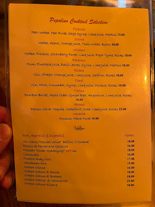 Menu Pepolino - 25