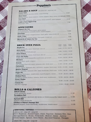 Menu Peppino's - 21