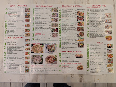 Menu Pho Delicious Vietnamese Restaurant Chicago Il - 22