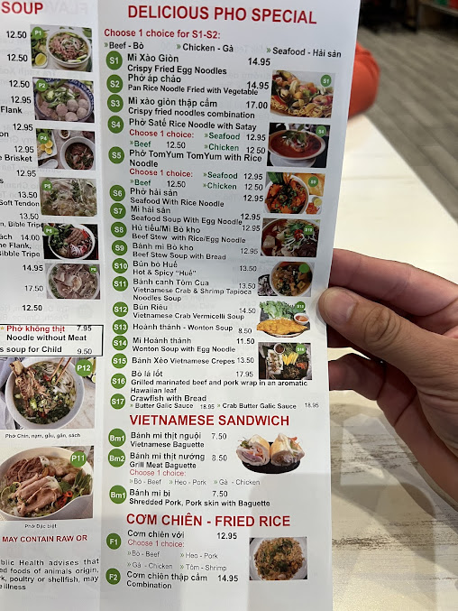Menu Pho Delicious Vietnamese Restaurant Chicago Il - 25