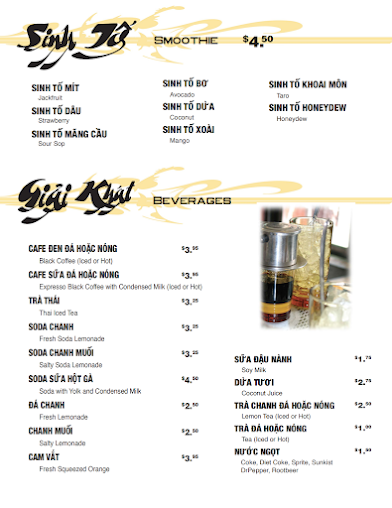 Menu Pho Dien - 25