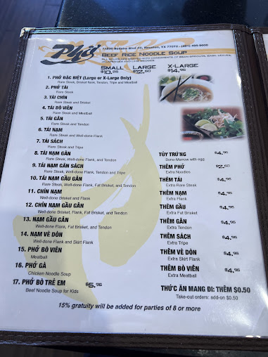 Menu Pho Dien - 29