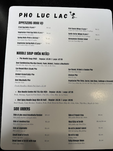 Menu Pho Luc Lac - 23