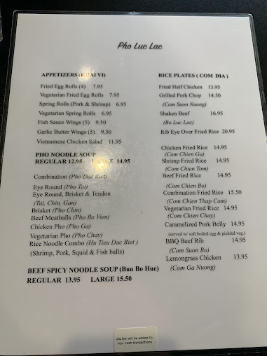 Menu Pho Luc Lac - 27