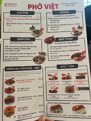 Menu Pho Viet - 21