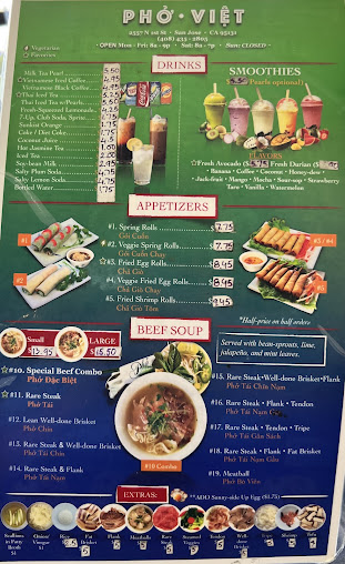 Menu Pho Viet - 22