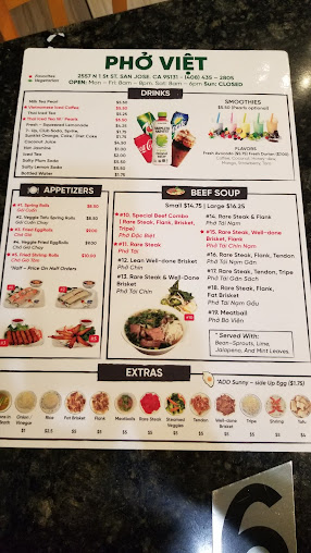 Menu Pho Viet - 26