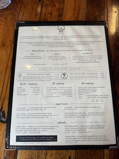 Menu Piece Pizzeria And Brewery - 26