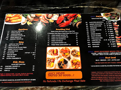 Menu Pier 17 Cajun Seafood Restaurant Bar - 24