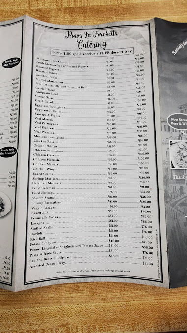Menu Pino's La Forchetta - 26
