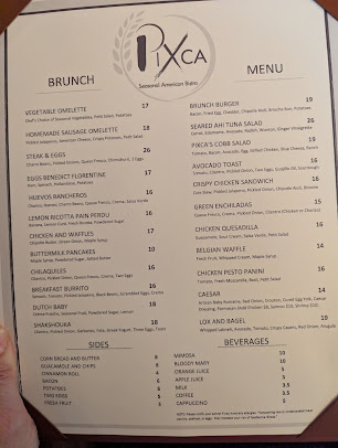 Menu Pixca Seasonal American Bistro - 20