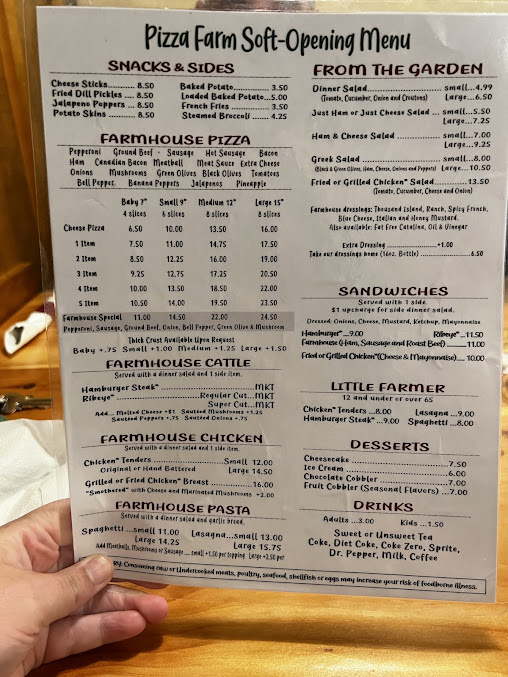 Menu Pizza Farm - 22