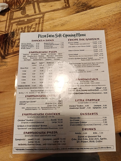 Menu Pizza Farm - 23