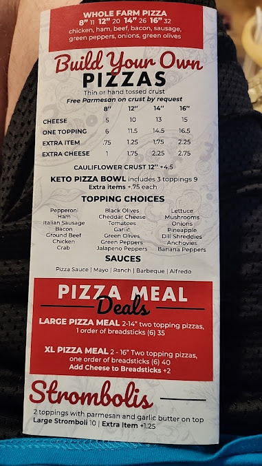 Menu Pizza In Paris - 24