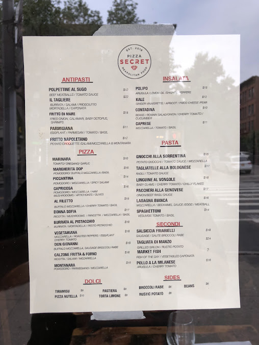 Menu Pizza Secret & Cocktail Bar - 23