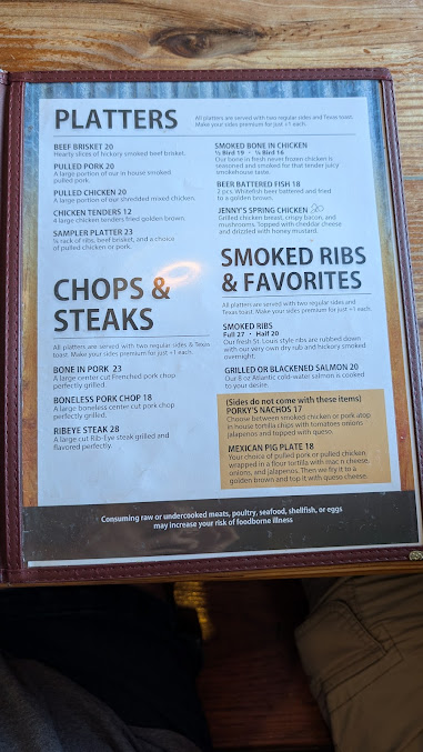 Menu Porkys Bbq - 23