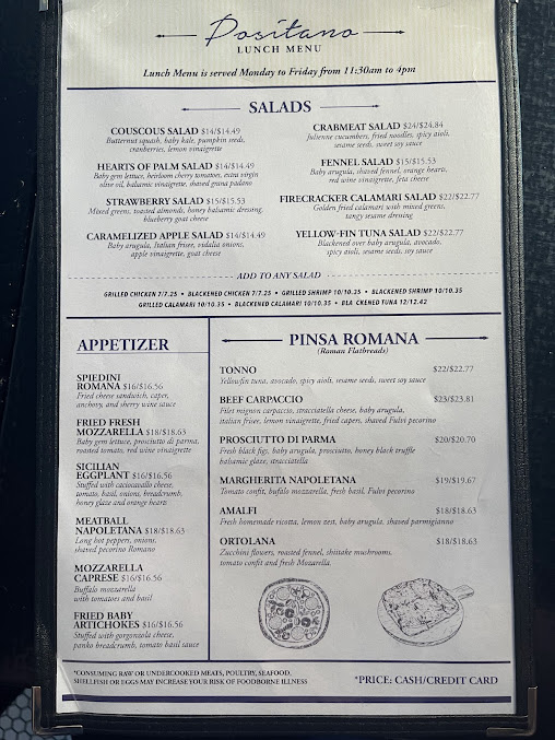 Menu Positano - 21