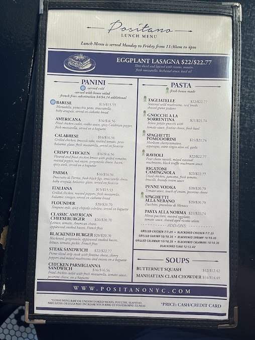 Menu Positano - 23