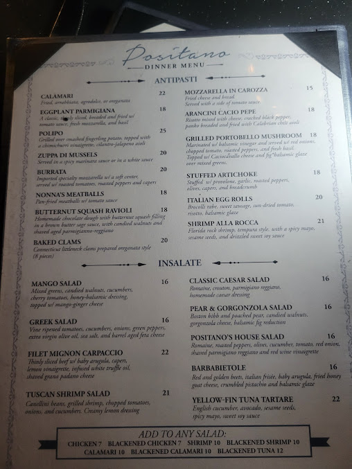 Menu Positano - 26