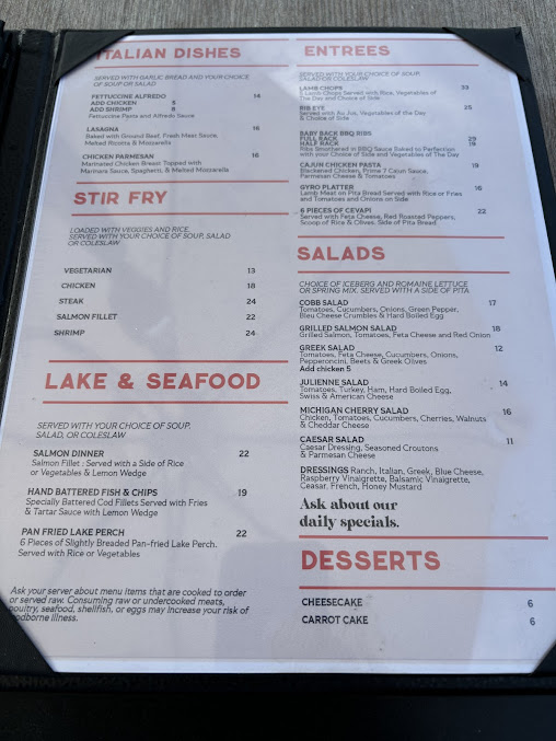 Menu Prime 7 Bar Restaurant - 21