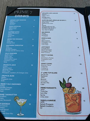 Menu Prime 7 Bar Restaurant - 24