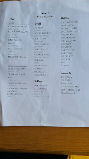 Menu Prime 7 Bar Restaurant - 28