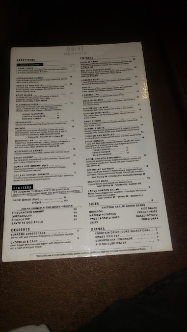 Menu Prive Memphis - 26