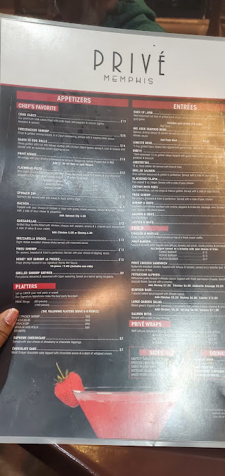 Menu Prive Memphis - 28