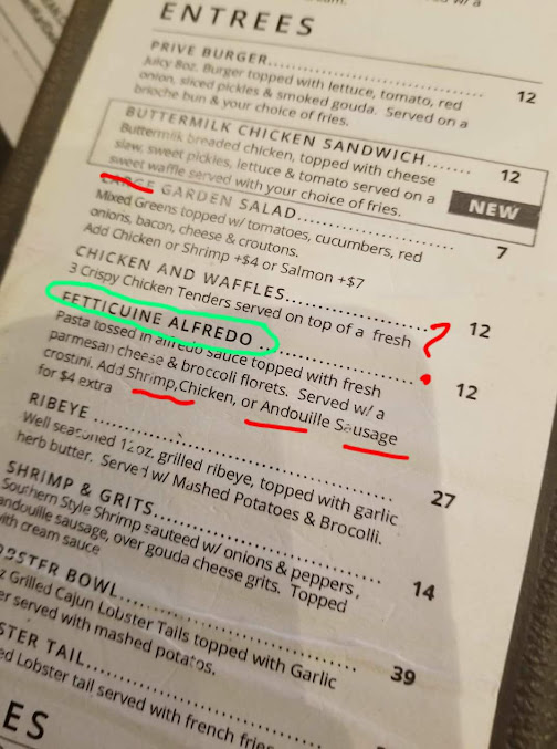 Menu Prive Memphis - 29