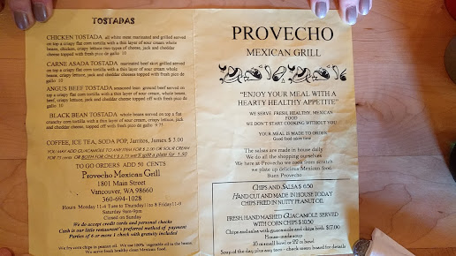Menu Provecho Vancouver - 26