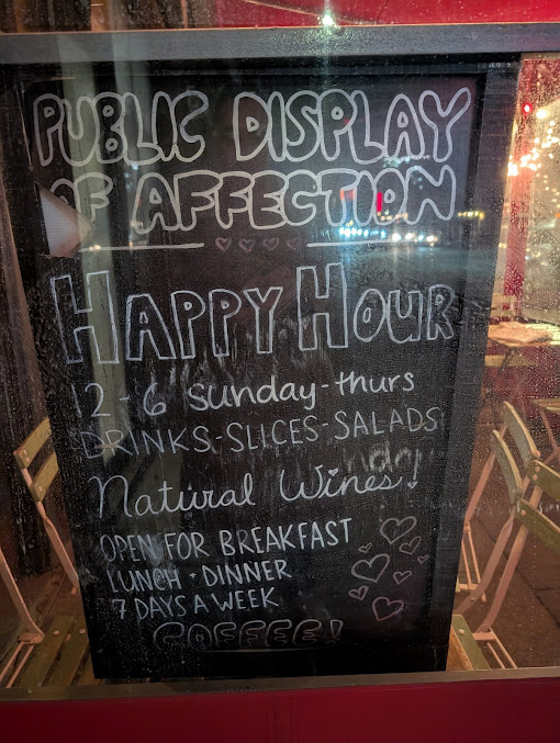 Menu Public Display Of Affection - 26