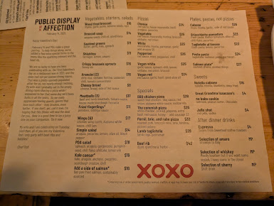 Menu Public Display Of Affection - 27