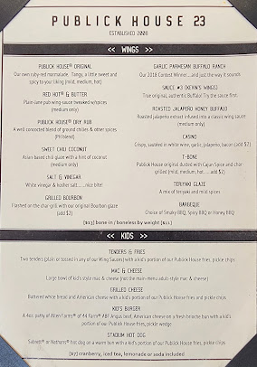 Menu Publick House 23 - 21