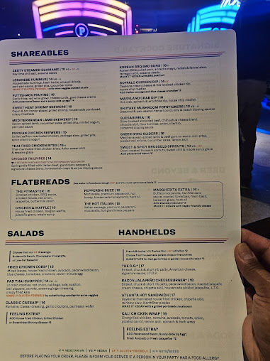 Menu Puttshack - Skokie - 20