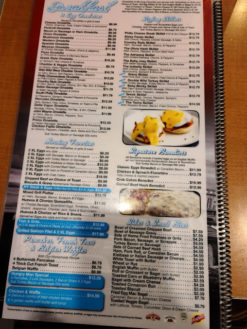 Menu Quaker Diner - 22