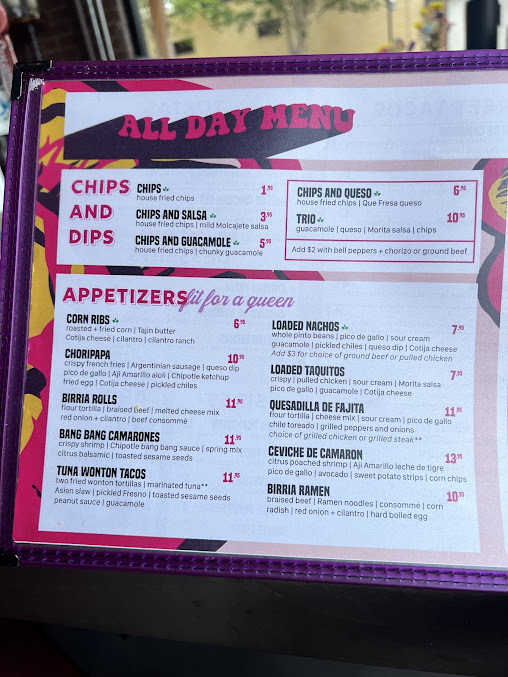 Menu Que Fresa Taqueria + Bar (Wesley Heights) - 27