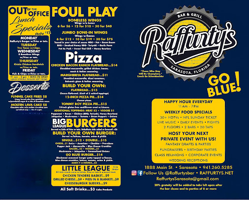 Menu Raffurtys Bar And Grill - 16