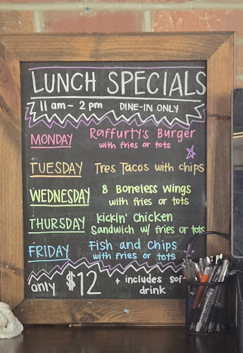 Menu Raffurtys Bar And Grill - 19