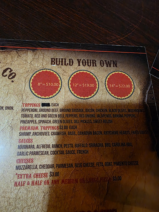 Menu Railroad Pizza - 20