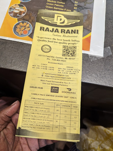 Menu Raja Rani Indian Restaurant - 21