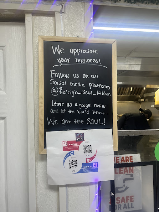 Menu Raleigh Soul Kitchen - 26