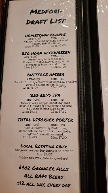 Menu Ram Restaurant Brewery - 23
