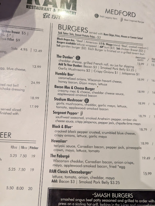 Menu Ram Restaurant Brewery - 26