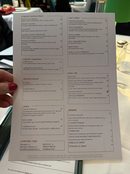 Menu Ramerino - Italian Prime Restaurant - 22