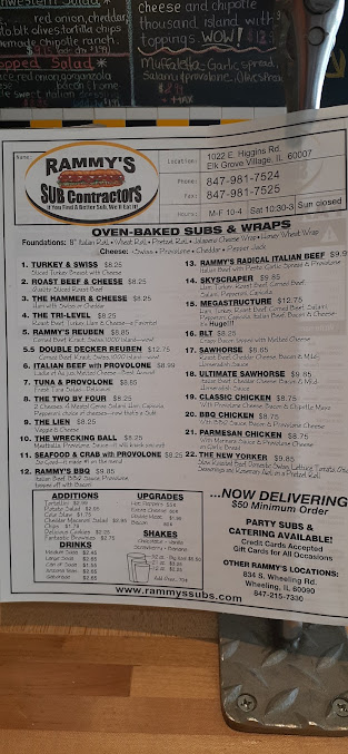 Menu Rammys Sub Contractors - 22