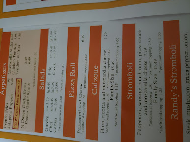 Menu Randy's Pizza - 20